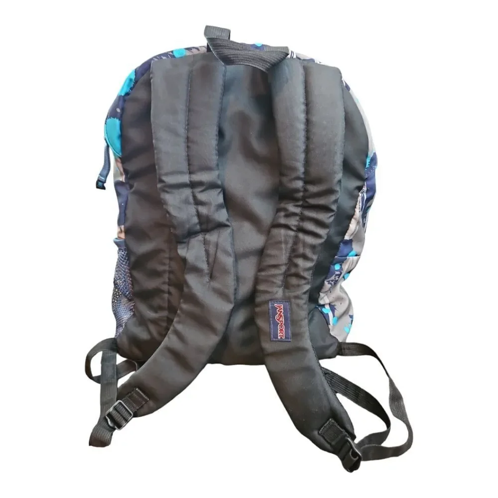 JANSPORT Retro Paint Splatter Print Large School Backpack - Picture 4 of 10
